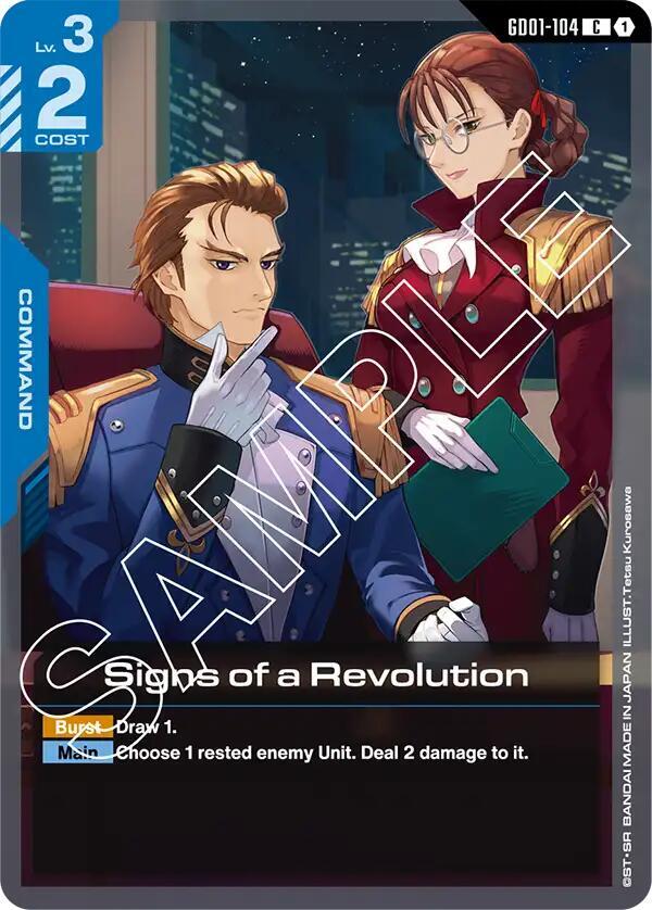 Signs of a Revolution - Newtype Rising (GD01-104)