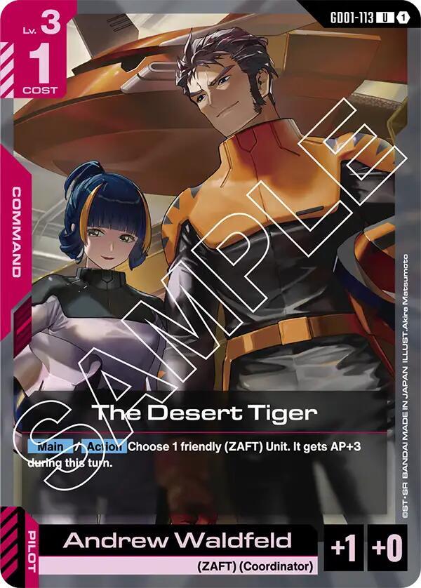 The Desert Tiger - Newtype Rising (GD01-113)