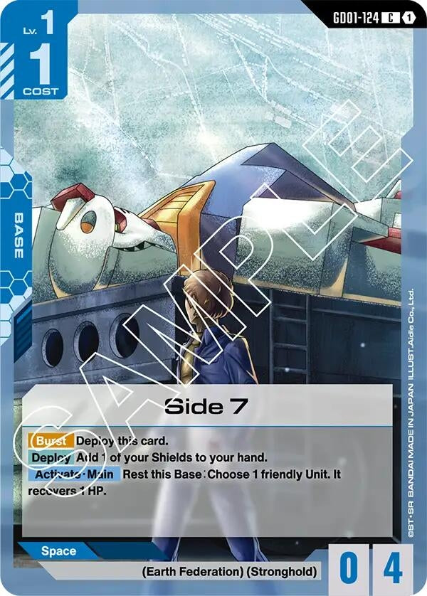 Image for Side 7 (GD01-124) (GD01) - Gundam Card Game