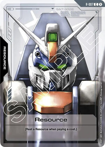 Image for Resource (R-007) (R-007) (GD01) - Gundam Card Game