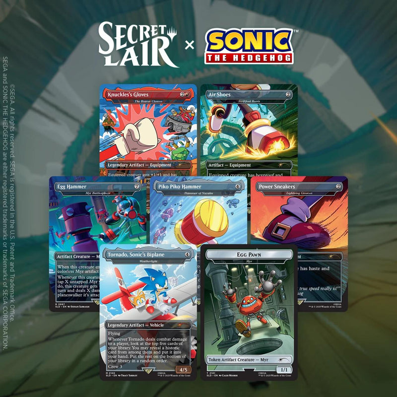 Secret Lair : Série Limitée – Secret Lair x Sonic the Hedgehog (Turbo Gear – Non-Foil)