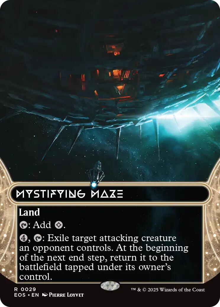 Labyrinthe mystifiant (0029) (Sans bordure) [Bord des éternités : Vues stellaires]
