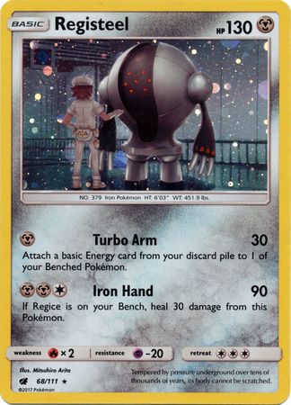 Registeel (68/111) (Cosmo Holo) [Sol y Luna: Invasión Carmesí]