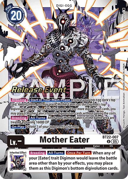 Dévoreuse Mère [BT22-007] [Cartes d'événement Cyber Eden]