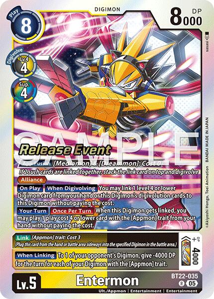 Entermon [BT22-035] [Cartes événement Cyber Eden Release]