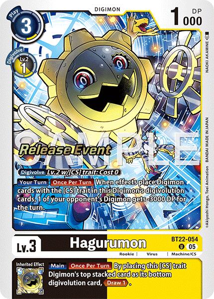 Hagurumon [BT22-054] [Cartes Événement Cyber Eden Release]