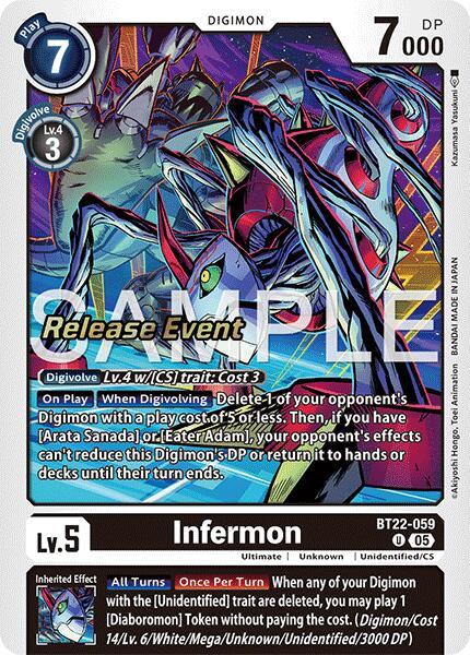 Infermon [BT22-059] [Cartes événementielles de la sortie Cyber Eden]