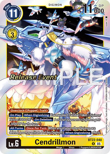 Cendrillmon [BT22-040] [Cartes événement de la sortie de Cyber Eden]