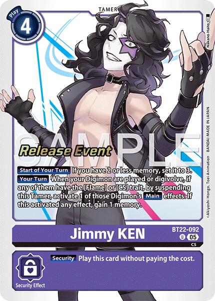 Jimmy KEN [BT22-092] [Cartes d'événement Cyber Eden]