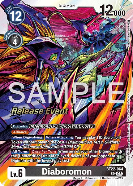 Diaboromon [BT22-064] [Cartes événement Cyber Eden]