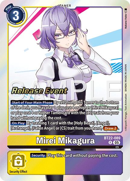 Mirei Mikagura [BT22-089] [Cartes événementielles de la sortie de Cyber Eden]