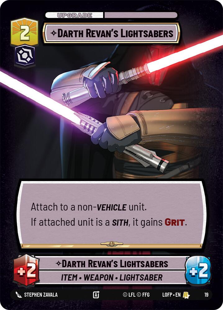 Sables de luz de Darth Revan (19) (19) [Promos de Juego Organizado]