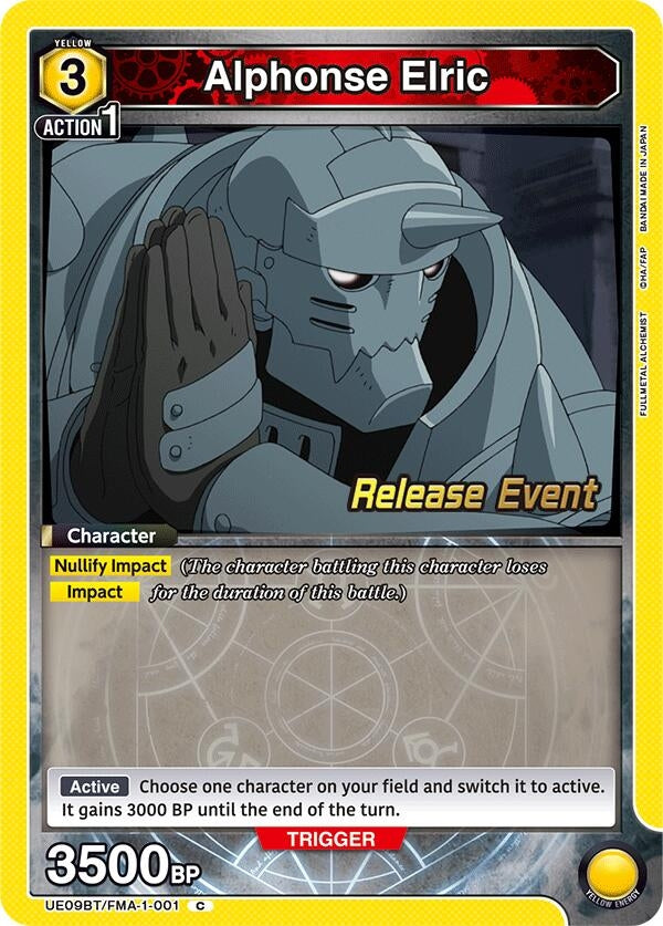 Image for Alphonse Elric (001) (UE09BT/FMA-1-001) (UE09BT_RE) - Union Arena