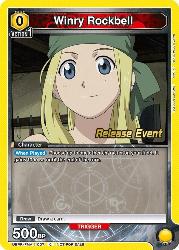 Image for Winry Rockbell (007) (UEPR/FMA-1-007) (UE09BT_RE) - Union Arena