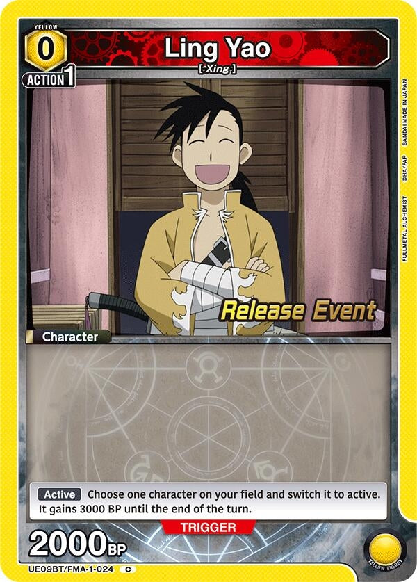 Image for Ling Yao (024) (UE09BT/FMA-1-024) (UE09BT_RE) - Union Arena
