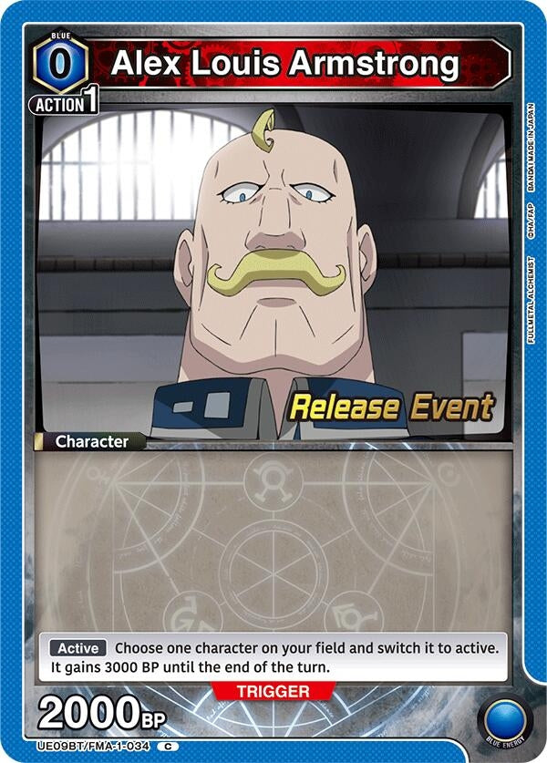 Image for Alex Louis Armstrong (034) (UE09BT/FMA-1-034) (UE09BT_RE) - Union Arena