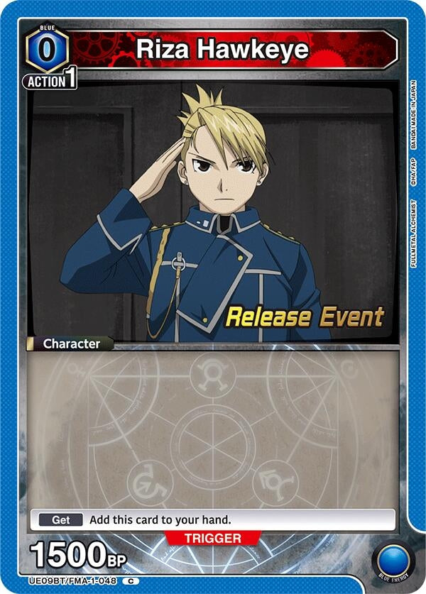 Image for Riza Hawkeye (048) (UE09BT/FMA-1-048) (UE09BT_RE) - Union Arena