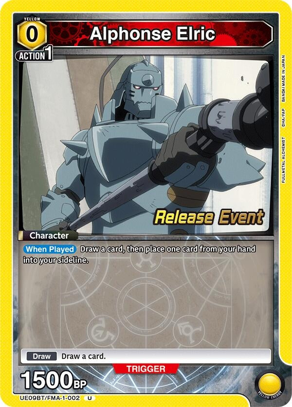 Image for Alphonse Elric (002) (UE09BT/FMA-1-002) (UE09BT_RE) - Union Arena