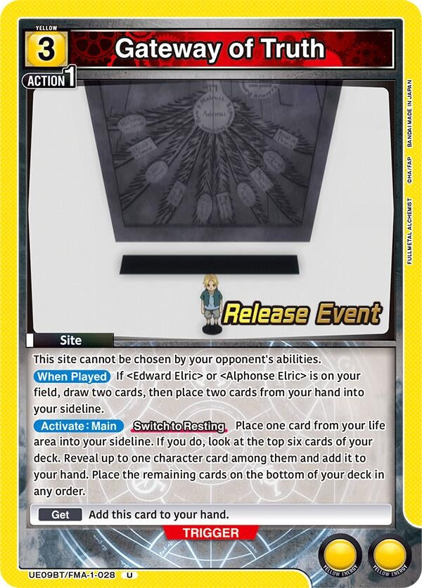 Image for Gateway of Truth (UE09BT/FMA-1-028) (UE09BT_RE) - Union Arena