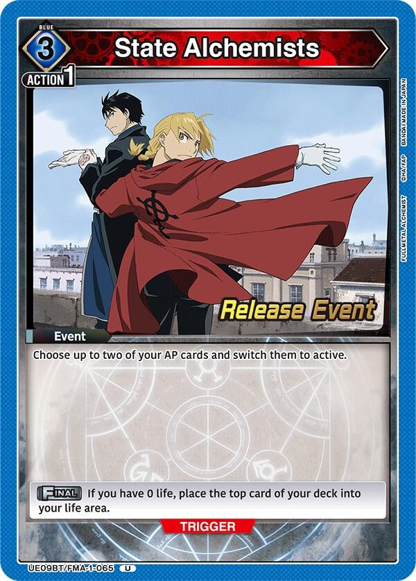 Image for State Alchemists (UE09BT/FMA-1-065) (UE09BT_RE) - Union Arena
