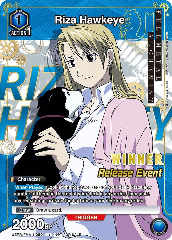 Image for Riza Hawkeye (Release Event Winner) (UEPR/FMA-1-050) (UE09BT_RE) - Union Arena