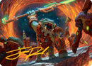 Carte artistique Ravageur de première ligne (signature estampillée or) [Série artistique Bord des éternités]