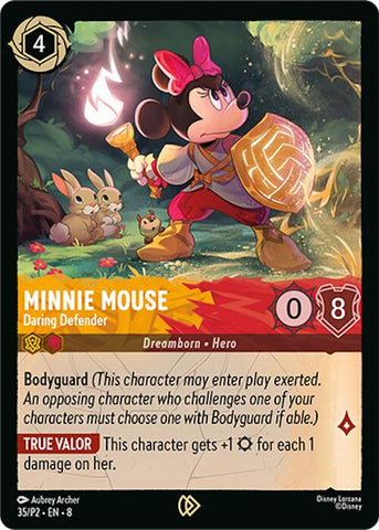 Minnie Mouse - Defensora Atrevida (35) [Cartas Promocionales]