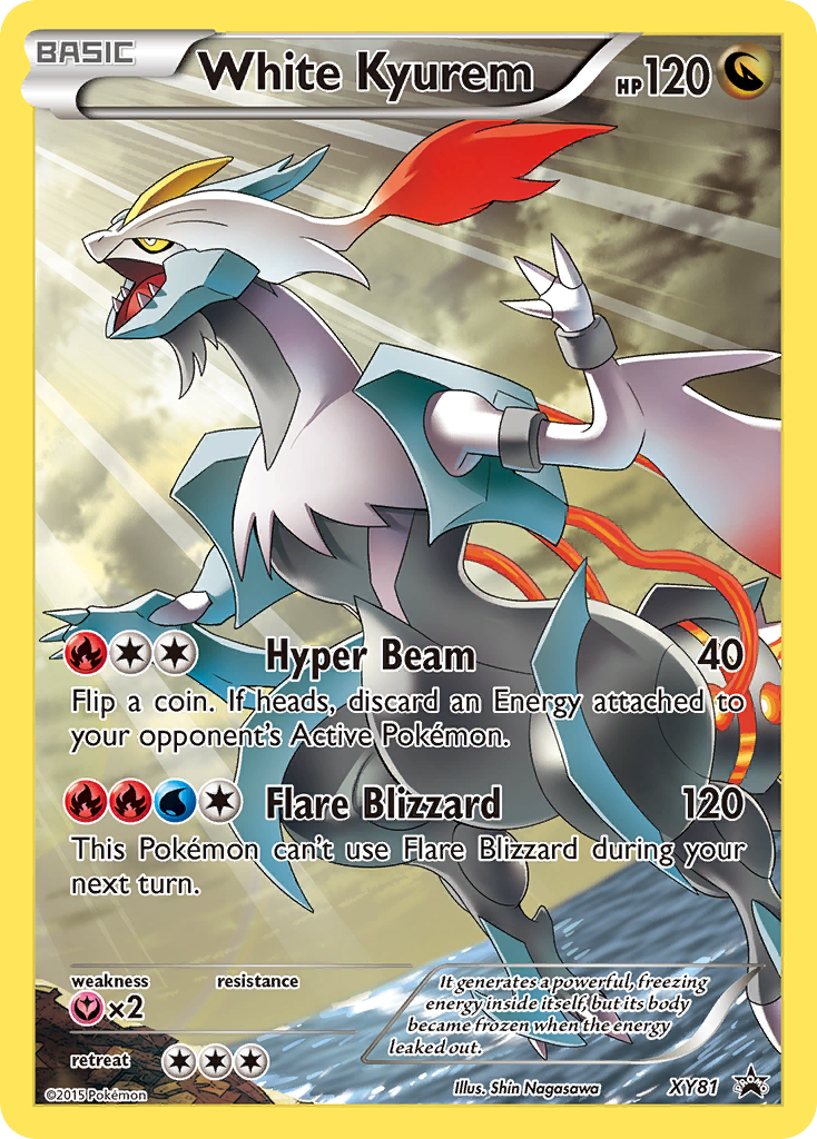 Kyurem Blanc (XY81) (Carte Promo Full Art) [XY : Promos Étoile Noire]