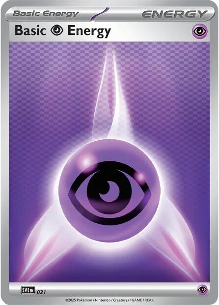 Énergie psychique de base (021) [Écarlate et Violet : Foudre de Carbone]