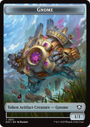 Gnome // Golem (0014) Jeton recto-verso [Edge of Eternities Commander Tokens]