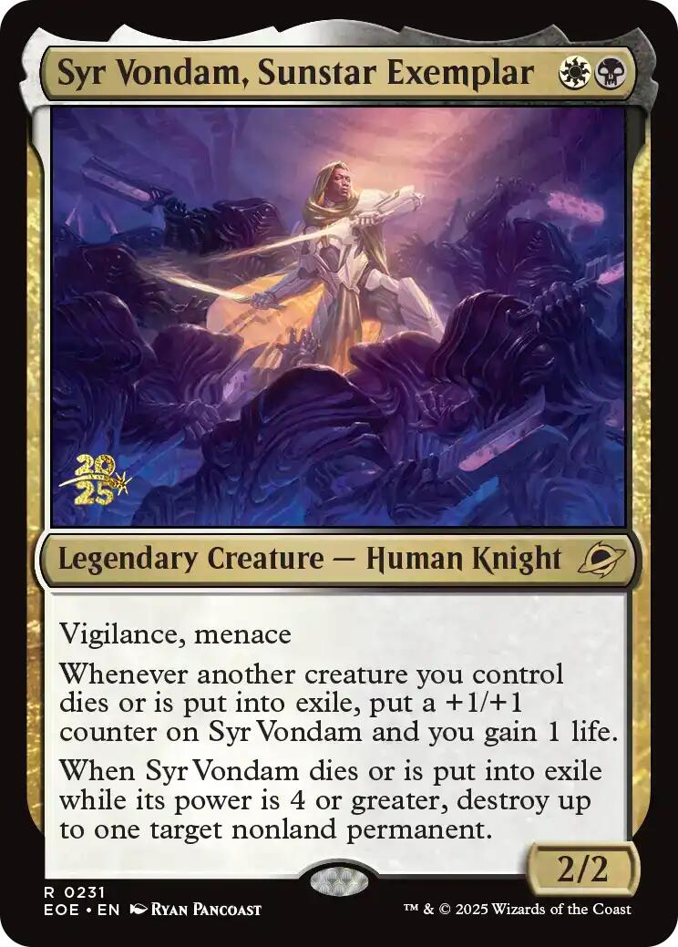 Syr Vondam, héraut solaire [Prerelease Promos Les Confins de l'éternité]