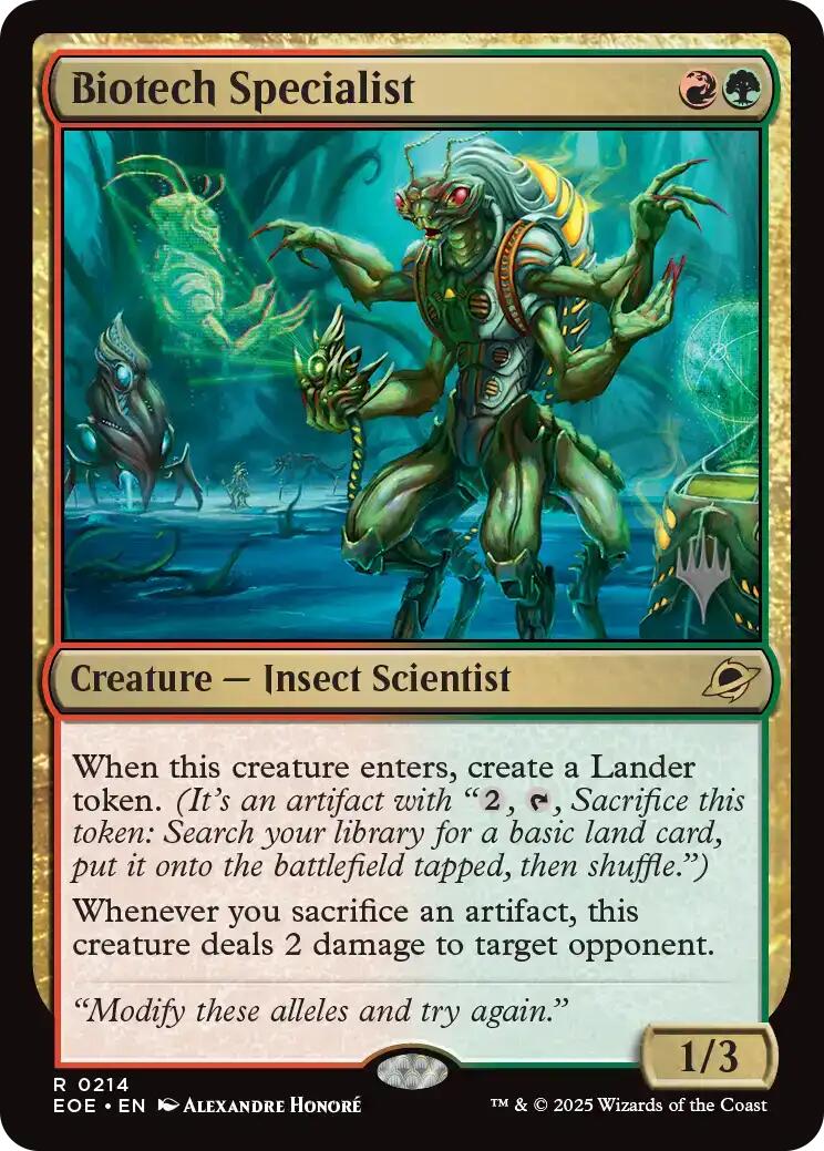 Spécialiste en biotechnologie (pack promo) [Pack promo L'Orée des Éternités]