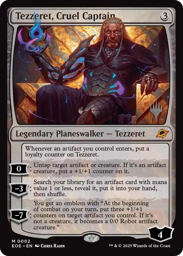 Tezzeret, Capitaine cruel (Pack promo) [Pack promo Les Confins de l'éternité]