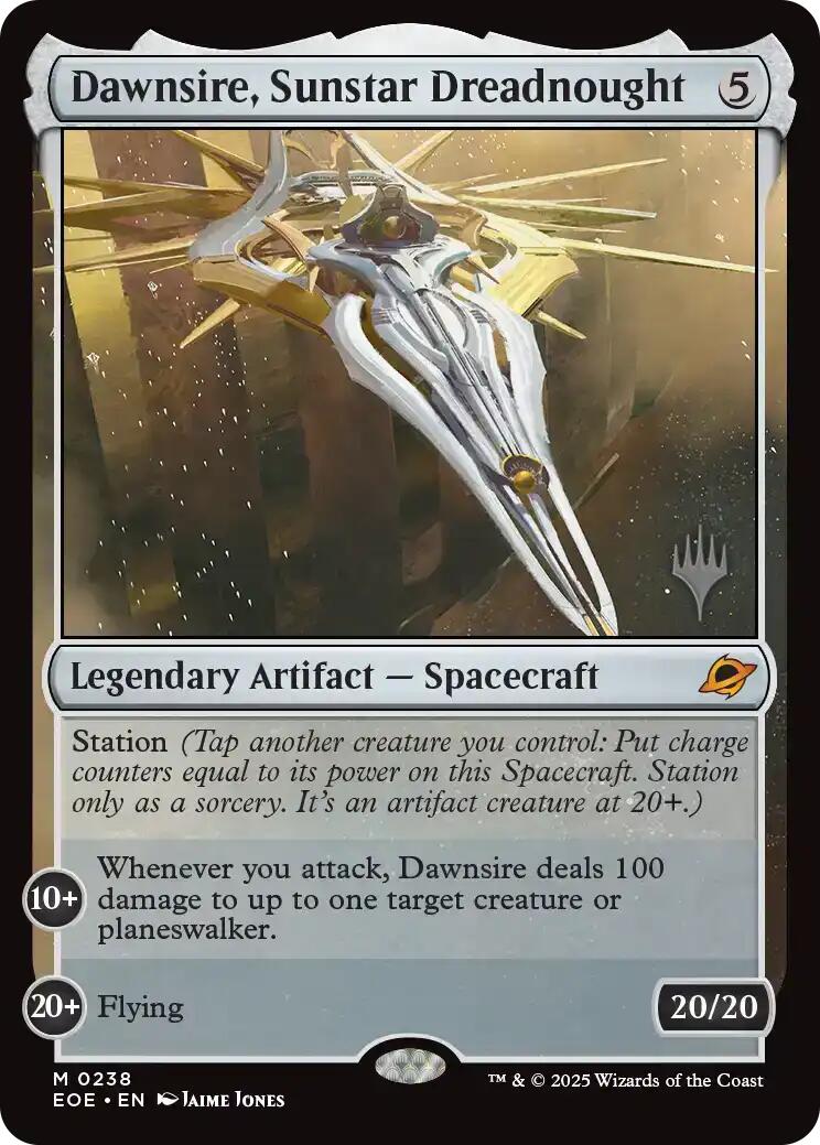 Dawnsire, cuirassé Solétoile (pack promo) [Pack promo Les Confins de l'éternité]