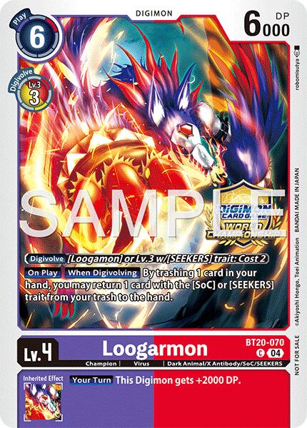 Loogarmon [BT20-070] (Champion des Régionaux 25-26 Saison 2) [Promos du Booster Spécial Ver.2.5]