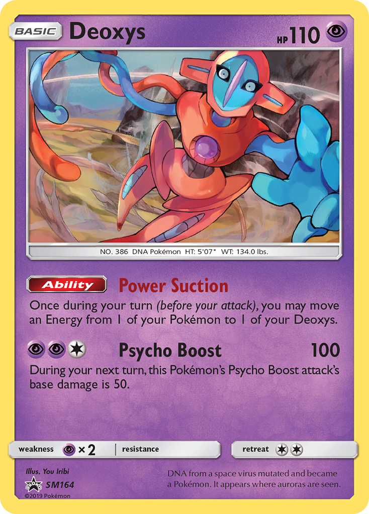 Deoxys (SM164) [Sol y Luna: Promociones Black Star]