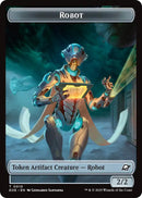 Robot // Atterrisseur (0004) Jeton double-face [Jetons Edge of Eternities]