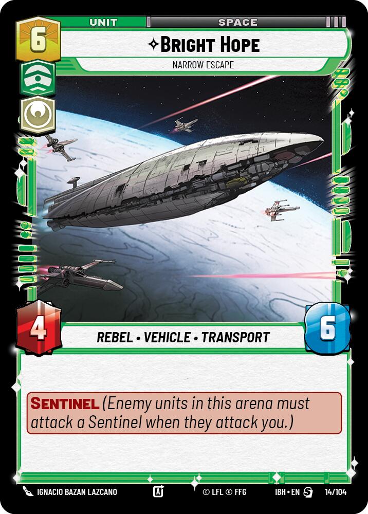 Espoir brillant (14/104) - Échappée belle (14/104) [Bataille d'introduction : Hoth]