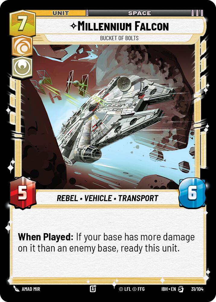 Faucon Millénium (31/104) - Tas de Boulons (31/104) [Bataille d'introduction : Hoth]