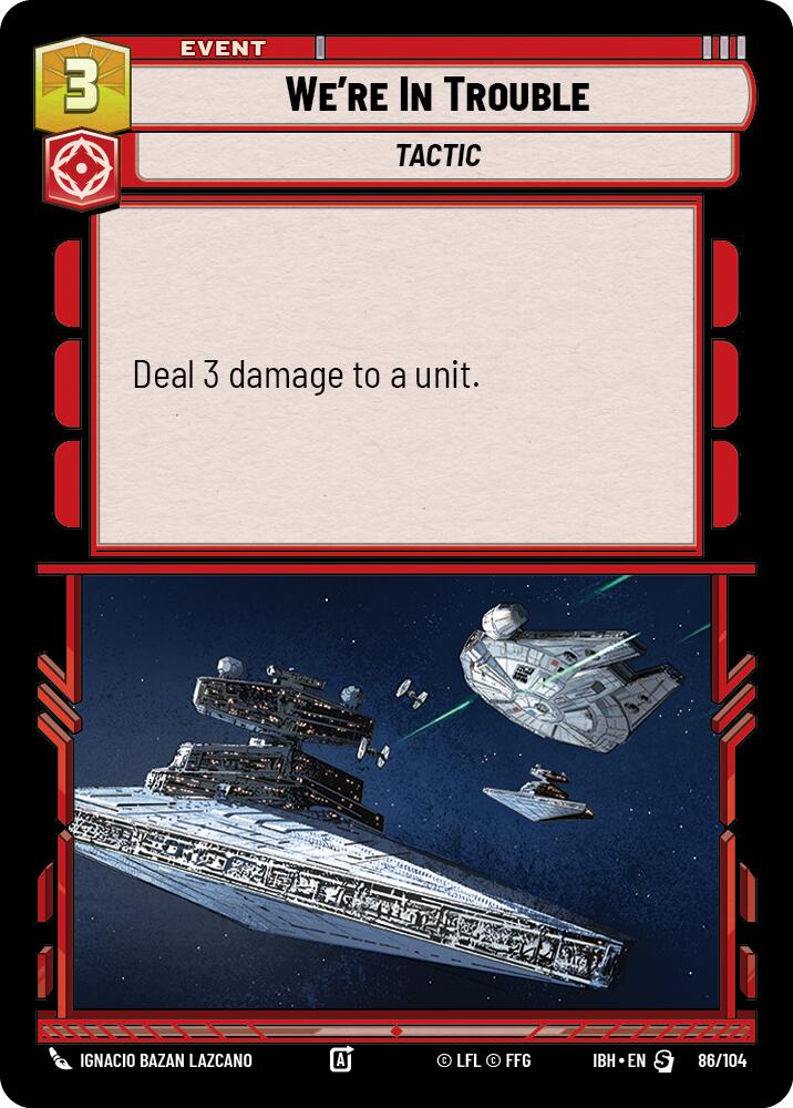 Estamos en problemas (86/104) (86/104) [Batalla de introducción: Hoth]