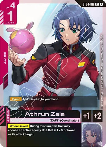 Image for Athrun Zala (Store Tournament Participant Pack 01) (ST04-011) (GCG-PR) - Gundam Card Game