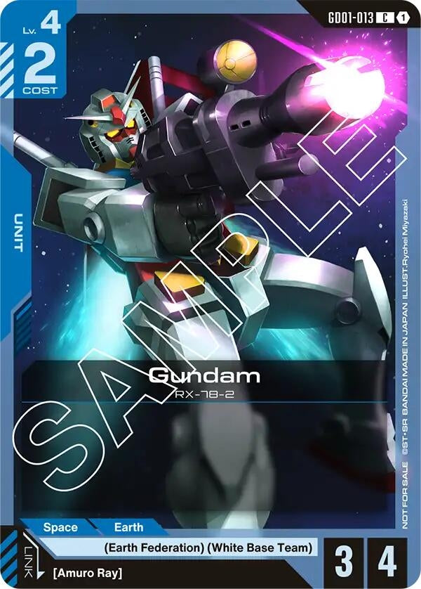 Image for Gundam (GD01-013) (Launch Kit 01) (GD01-013) (GCG-PR) - Gundam Card Game