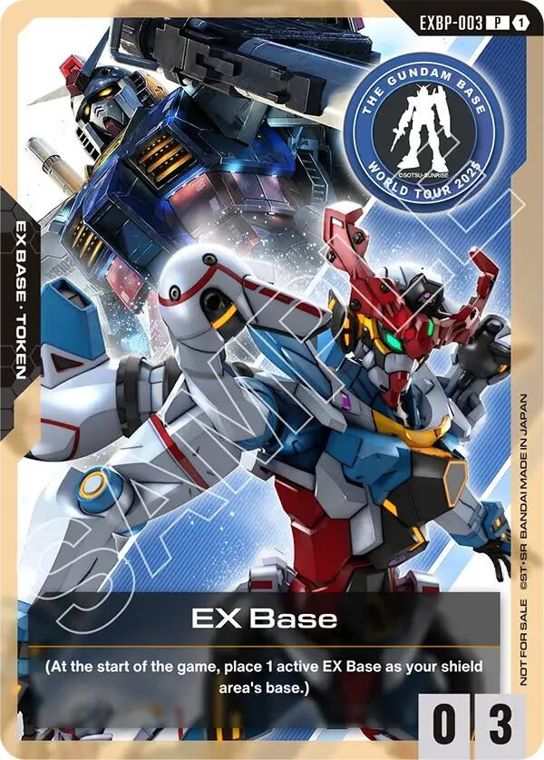 Image for EX Base (EXBP-003) (Mobile Suit Gundam GQuuuuuuX) (EXBP-003) (EXBP) - Gundam Card Game