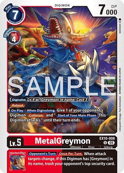 MetalGreymon [EX10-008] [Ordre sinistre]