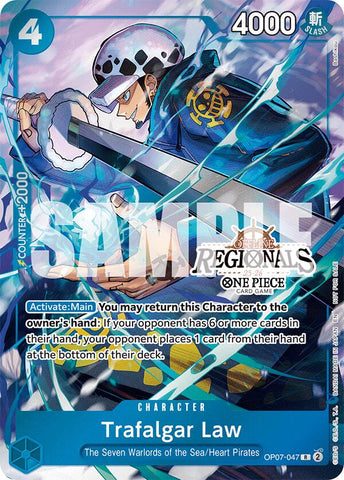 Trafalgar Law (Paquete de participación regional offline 2025 Vol.2) [Cartas promocionales de One Piece]