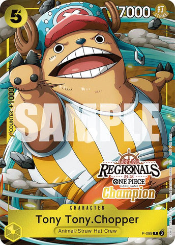 Tony Tony.Chopper (Juego de Cartas de Campeón Regional Presencial 2025 Vol.2) [Cartas promocionales de One Piece]
