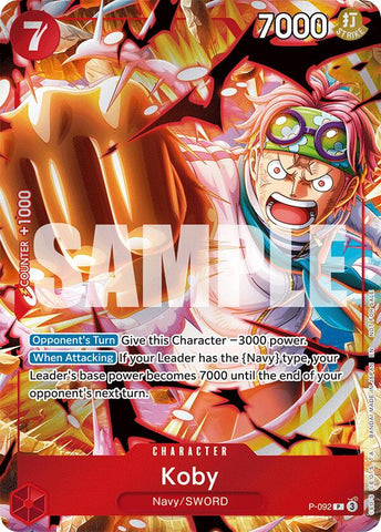 Koby (Event Pack Vol. 7) [Cartas promocionales de One Piece]