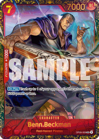Benn.Beckman (Campeonato 25-26 Regionales sin conexión Temporada 2) [Cartas promocionales de One Piece]