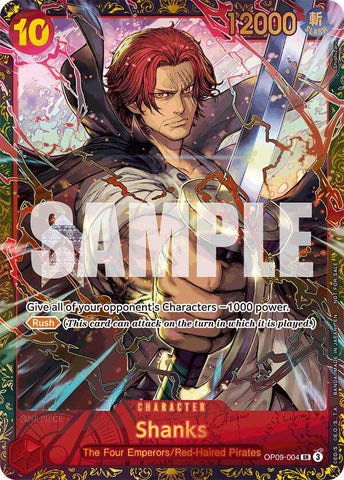 Shanks (Campeonato Regional Fuera de Línea 25-26 Temporada 2) [Cartas Promocionales de One Piece]