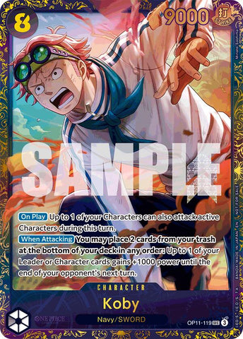 Koby (Copa del Tesoro agosto de 2025) [Cartas promocionales de One Piece]